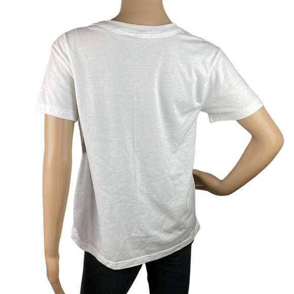 New Champion Women's White Crew Neck Short Sleeve Graphic Tee Size S - Picture 4 of 6